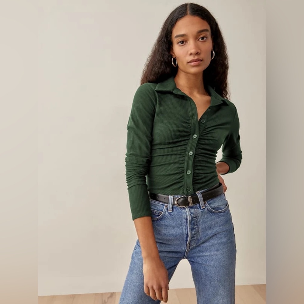 Reformation Amy Knit Top